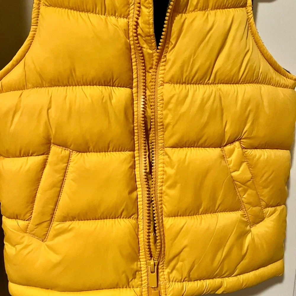 Old Navy Kids Yellow Puffer Vest